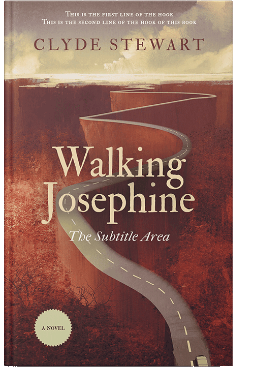 Front view of Ironstone #0883 - Premade Travel Book Cover | BookCoverZone