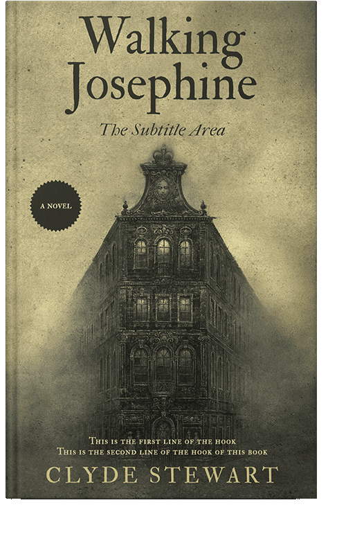 Front view of Kelp #886 - Premade Horror Book Cover