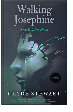 Pre Made Book Cover Ebony Clay