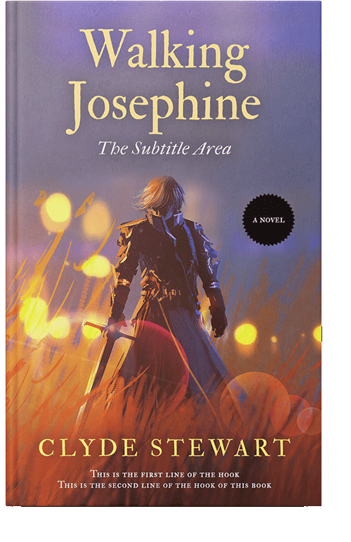 Front view of Falcon #906 - Premade Historical Book Cover