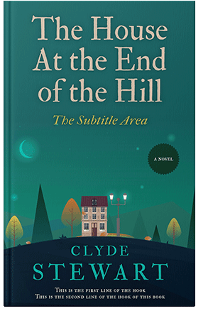 Pre Made Book Cover Deep Sea Green