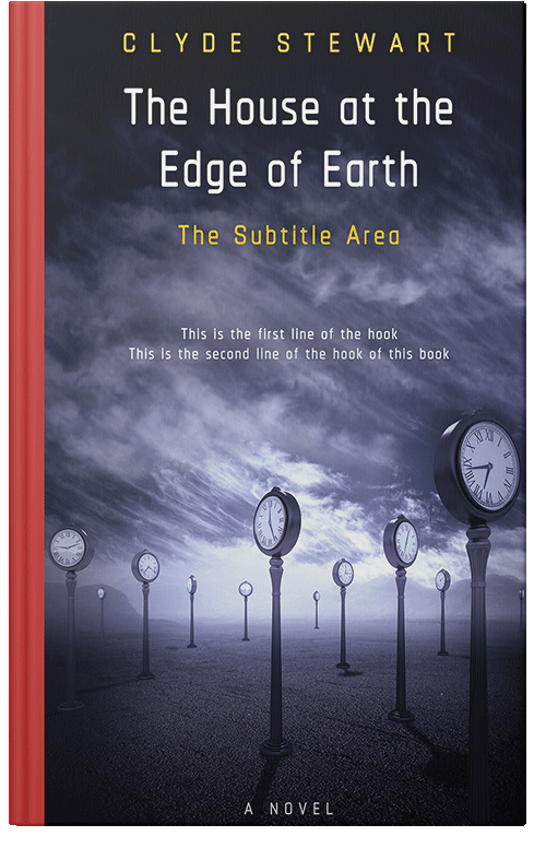 Front view of Premade Fantasy Book Cover - Ebony Clay