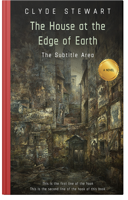 Front view of Birch #918 - Premade Fantasy Book Cover