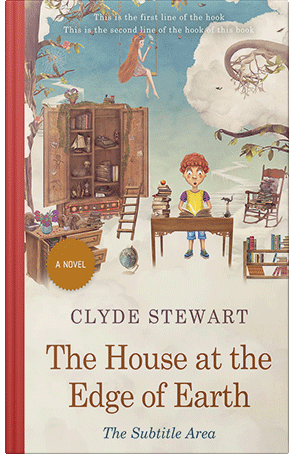 Pre Made Book Cover Moon Mist