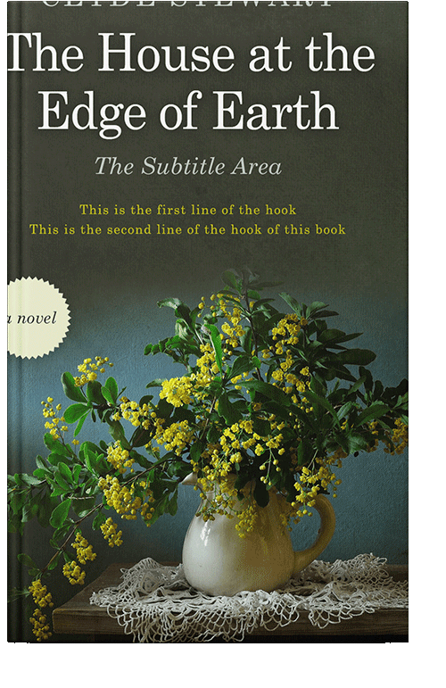 Front view of Rangitoto #932 - Premade Poetry Book Cover