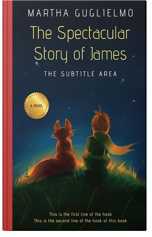 Front view of Premade Fantasy Book Cover - Firefly