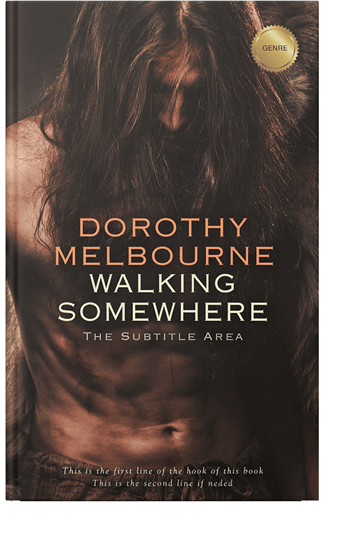 Front view of Cocoa Brown #953 - Premade Historical Book Cover