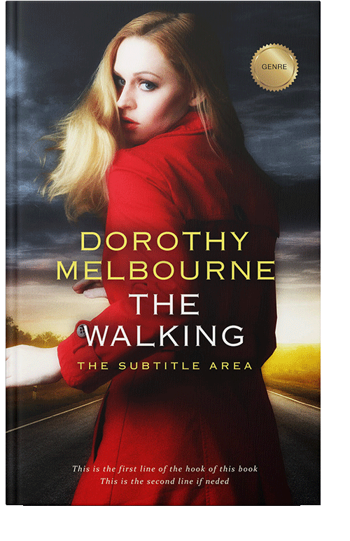 Front view of Japonica #968 - Premade Action & Adventure Book Cover