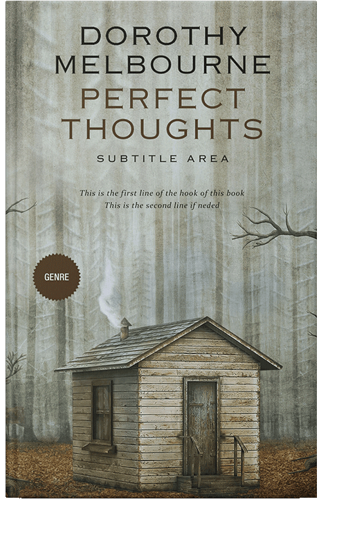 Front view of Bud #986 - Premade Fantasy Book Cover