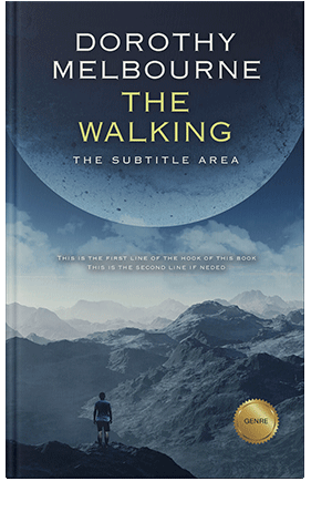 Pre Made Book Cover Pickled Bluewood