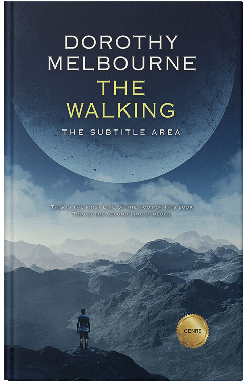 Front view of Premade Science Fiction Book Cover - Pickled Bluewood