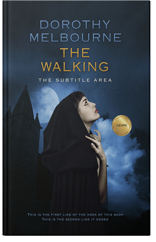 Front view of Ebony #989 - Premade Mystery & Thriller & Suspense Book Cover