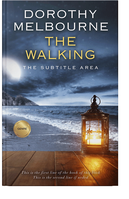 Front view of Oxford Blue #1002 - Premade Romance Book Cover