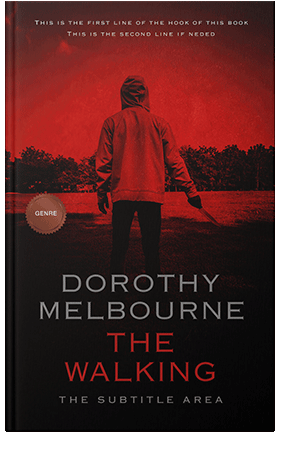 Pre Made Book Cover Milano Red