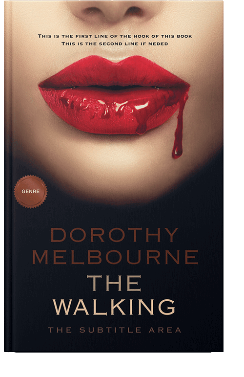 Front view of Tumbleweed #1007 - Premade Horror Book Cover