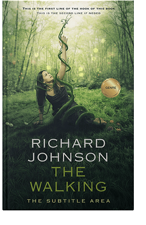 Pre Made Book Cover Winter Hazel