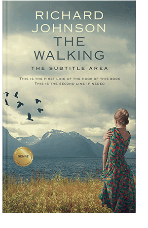 Pre Made Book Cover Foggy Gray