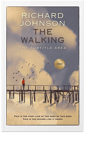 Pre Made Book Cover Heathered Gray