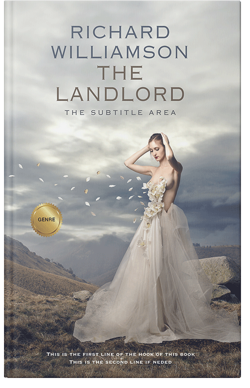 Front view of Premade Surreal Book Cover - Cloud