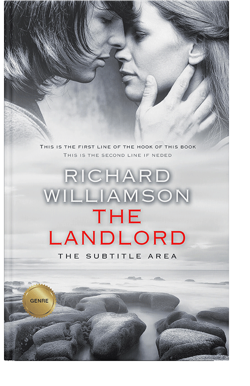 Front view of Iron #1023 - Premade Romance Book Cover