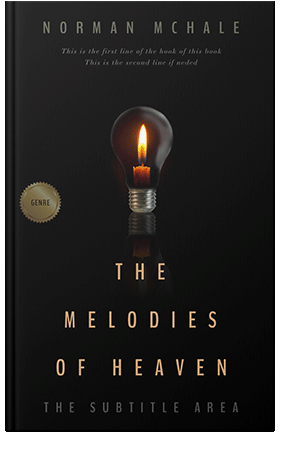 Pre Made Book Cover Black