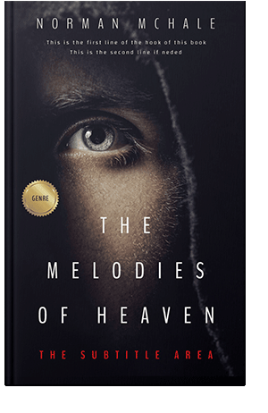 Pre Made Book Cover Ebony