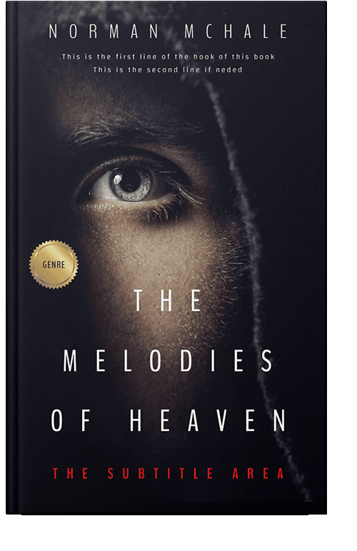 Front view of Ebony #1030 - Premade Mystery & Thriller & Suspense Book Cover