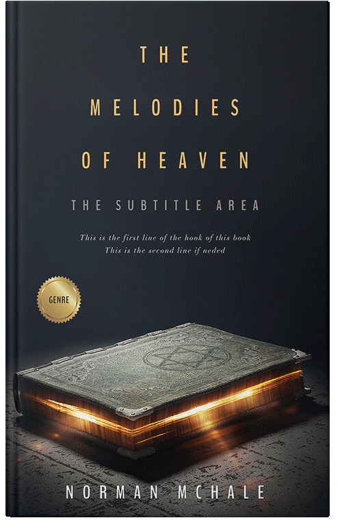 Front view of Premade Fantasy Book Cover - Woodsmoke