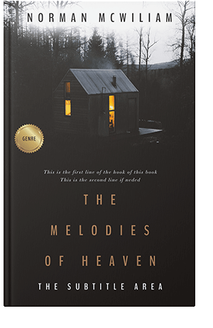 Pre Made Book Cover Cocoa Brown