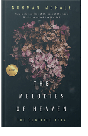 Pre Made Book Cover Ebony Clay