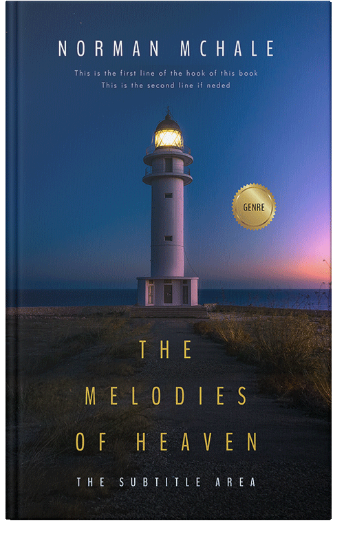 Front view of Big Stone #1047 - Premade Literary Fiction Book Cover