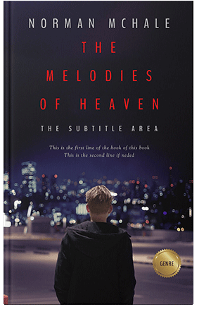 Pre Made Book Cover Ebony