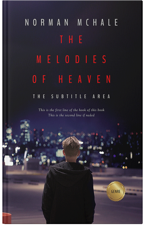 Front view of Ebony #1057 - Premade Mystery & Thriller & Suspense Book Cover