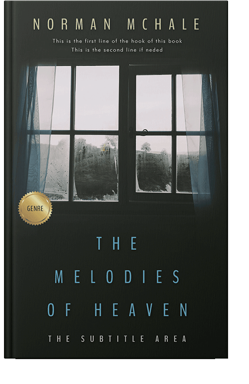 Front view of Heavy Metal #1058 - Premade Literary Fiction Book Cover