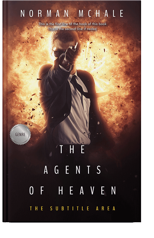 Front view of Harvest Gold #1066 - Premade Mystery & Thriller & Suspense Book Cover