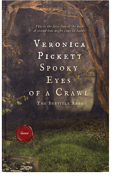 Front view of Mondo #1083 - Premade Fantasy Book Cover