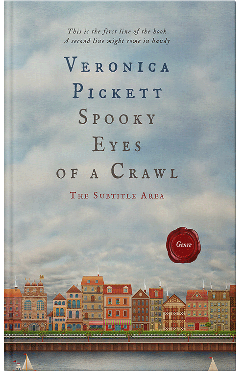 Front view of Edward #1085 - Premade Travel Book Cover