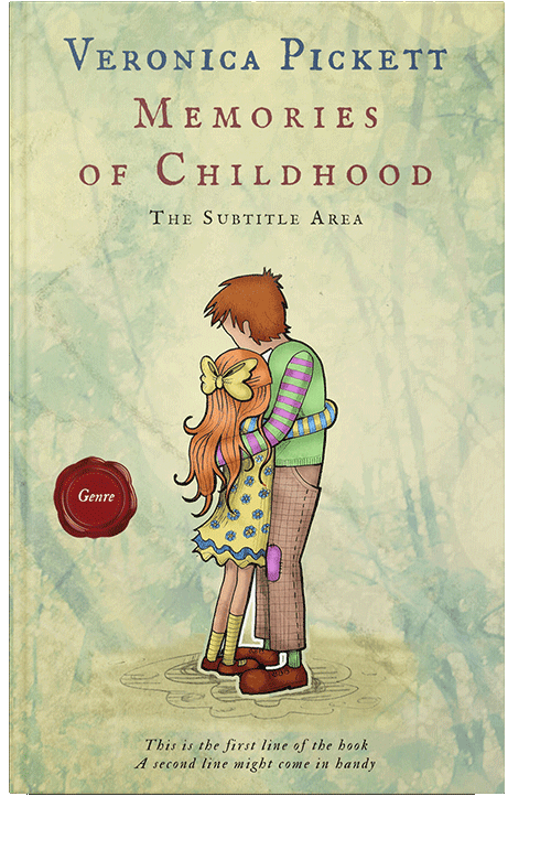 Front view of Beryl Green #1086 - Premade Teen & Young Adult Book Cover