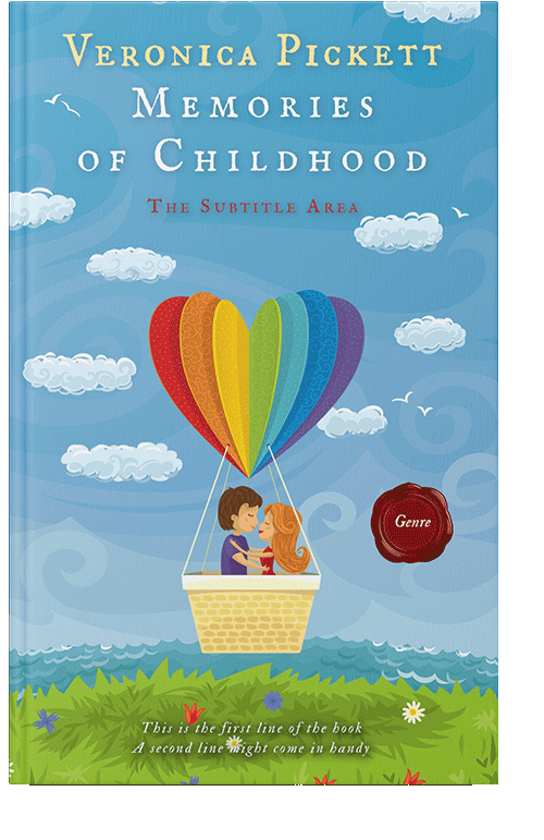 Front view of Downy #1087 - Premade Romance Book Cover