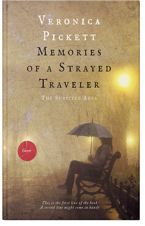 Front view of Teak #1092 - Premade Romance Book Cover