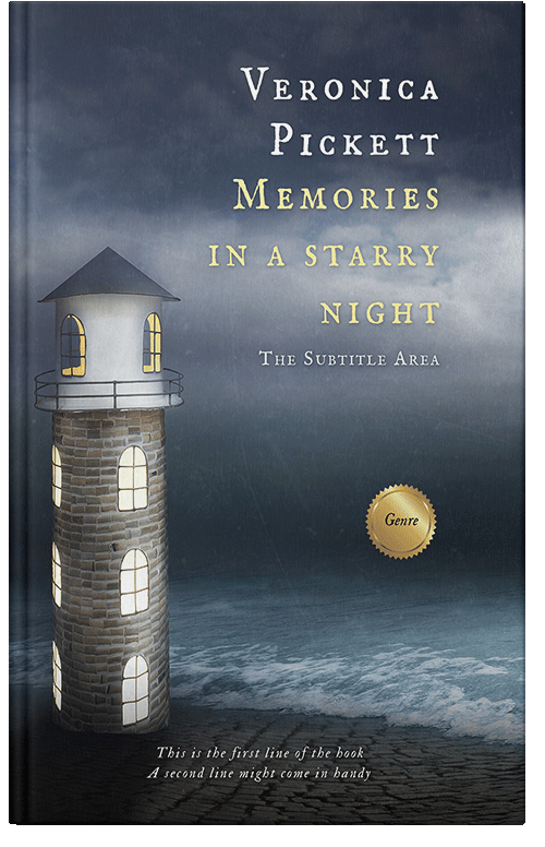 Front view of Premade Fantasy Book Cover - Ebony Clay