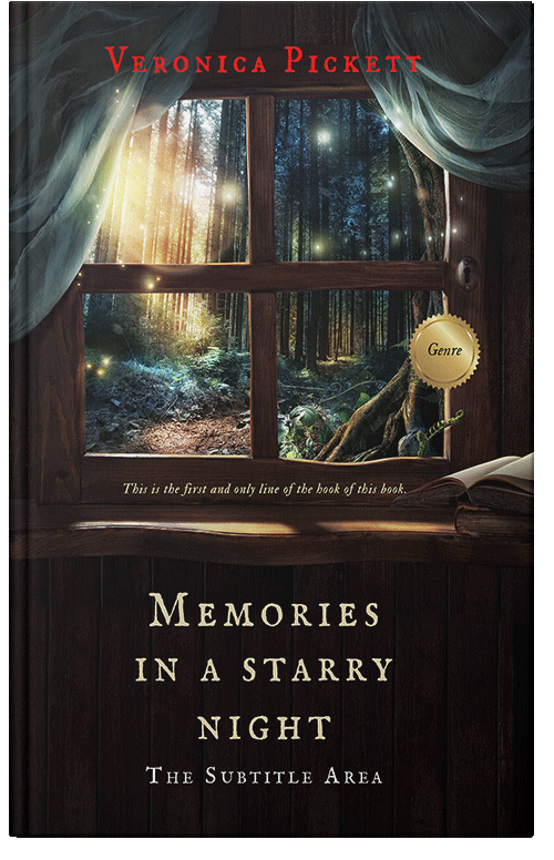 Front view of Premade Fantasy Book Cover - Cod Gray