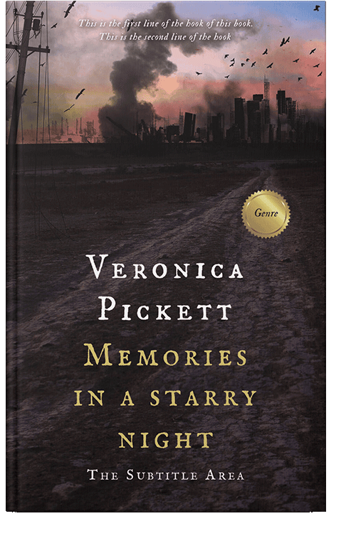 Front view of Cocoa Brown #1101 - Premade Apocalyptica Book Cover