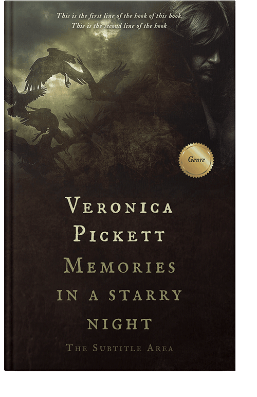 Front view of Night Rider #1102 - Premade Fantasy Book Cover | BookCoverZone