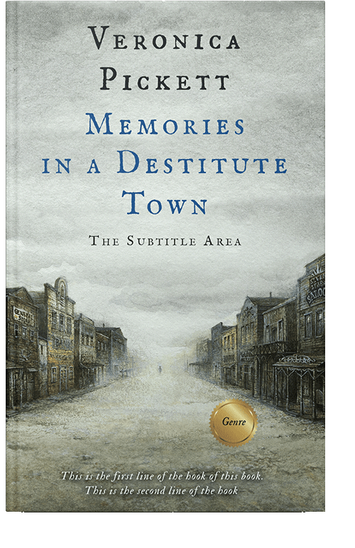 Front view of Kangaroo #1107 - Premade Historical Book Cover