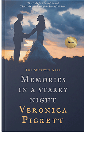 Pre Made Book Cover Pickled Bluewood