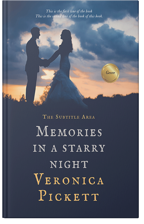 Front view of Pickled Bluewood #1114 - Premade Romance Book Cover