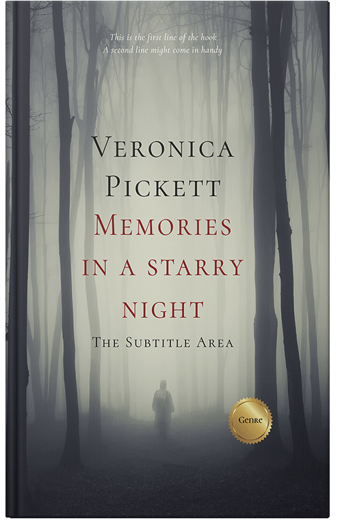 Front view of Bud #1125 - Premade Horror Book Cover