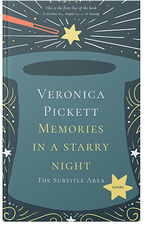 Pre Made Book Cover Blue Bayoux