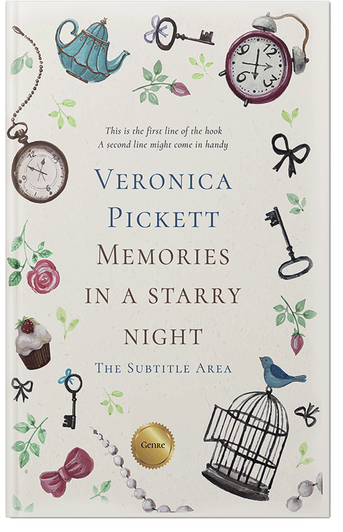 Front view of Premade Fantasy Book Cover - Cararra